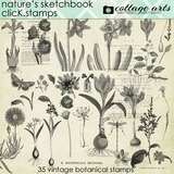 Nature's Sketchbook Click.stamps