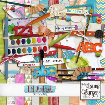 Lil Artist Scrap Kit