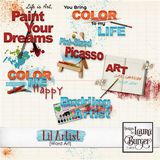 Lil Artist Word Art