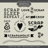 100% Scrap Addict Stamps