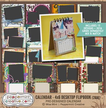 Calendar - 4x6 Desktop Flipbook (2016)