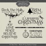 It's Tree Time - Word Art