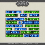 Movie Addiction - Word Art