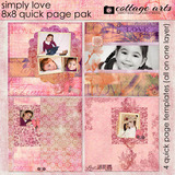 Simply Love 8x8 Quick Page Pak
