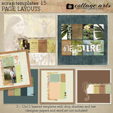 12 X 12 Scrap Templates 15 - Page Layouts
