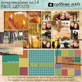 12 X 12 Scrap Templates 14 - Page Layouts
