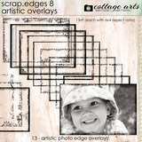 Scrap.edges 8 Artistic Overlays