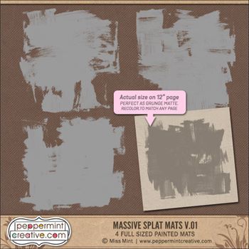 Massive Splat Mats V.01 | Digital Art