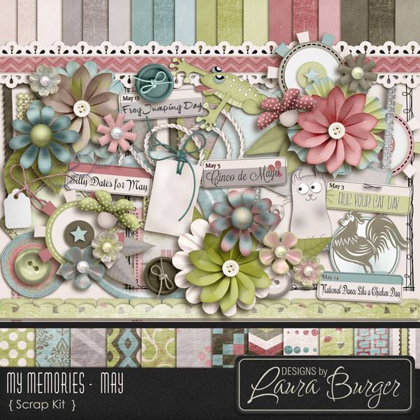 My Memories May Scrap Kit