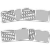 2017 Desktop Calendar Template 4x10 Free