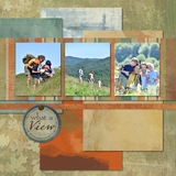 What A View 12x12 Predesigned Pages