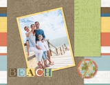 Beach Vacation 11x8.5 Predesigned Pages