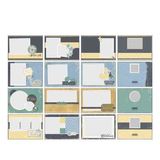 Baby Boy Arrival 5x7 Landscape Folded Card Templates For Storybook Creator (Canceled)