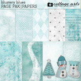 Blustery Blues Page Pak
