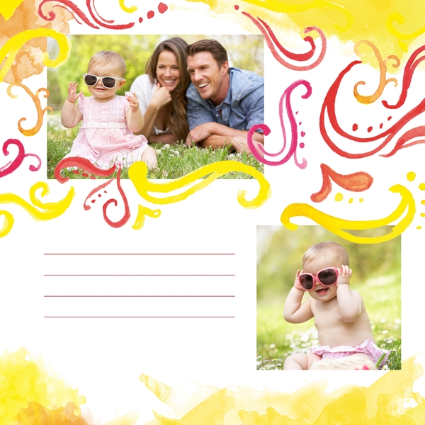 Simply Said You Complete Us 12x12 Digital Predesigned Pages | Digital Art