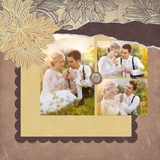 Vintage Romance 12x12 Predesigned Pages