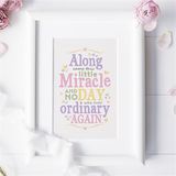 Little Miracle Girl - 5x7 Digital Art Print