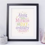 Little Miracle Girl - 5x7 Digital Art Print