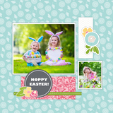 Hoppy Easter Bunny Pre-designed Pages