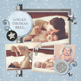 Baby Wishes Pre-designed Pages