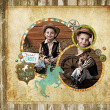 Cowboy Up Pre-designed Pages