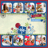 Cheerful Birthday Pre-designed Pages