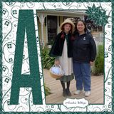 A - Z Single Alphabet 12x12 Templates