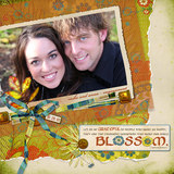 Bountiful Blessings Word Art With Alphasets