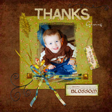 Bountiful Blessings Word Art With Alphasets