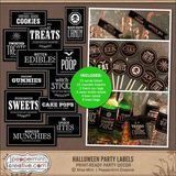 Halloween Party Labels