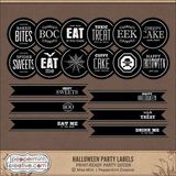 Halloween Party Labels