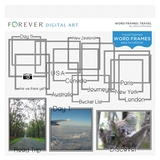Word Frames Travel