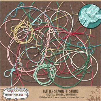 Ho Ho Holiday Glitter String