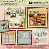 12 X 12 Scrap Templates 11 - Page Layouts
