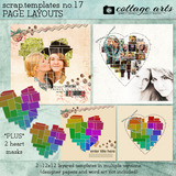 12 X 12 Scrap Templates 17 - Page Layouts