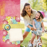 Click And Fill April Afternoon 12x12 Digital Pages