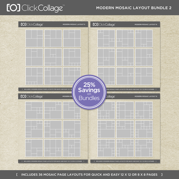 Modern Mosaic Layout Bundle 2