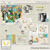 Chasing Rainbows Word Art