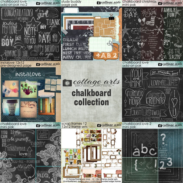 Chalkboard Collection Digital Art