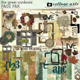 The Great Outdoors Page Pak