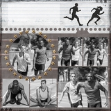 Track And Field 12x12 Page Print Templates