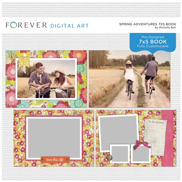 Spring Adventures 7x5 Book