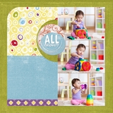 Totally Fun 12x12 Page Print Templates