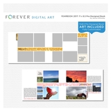 Yearbook 2017 11x8.5 Pre-designed Book