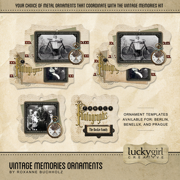 Vintage Memories Ornaments