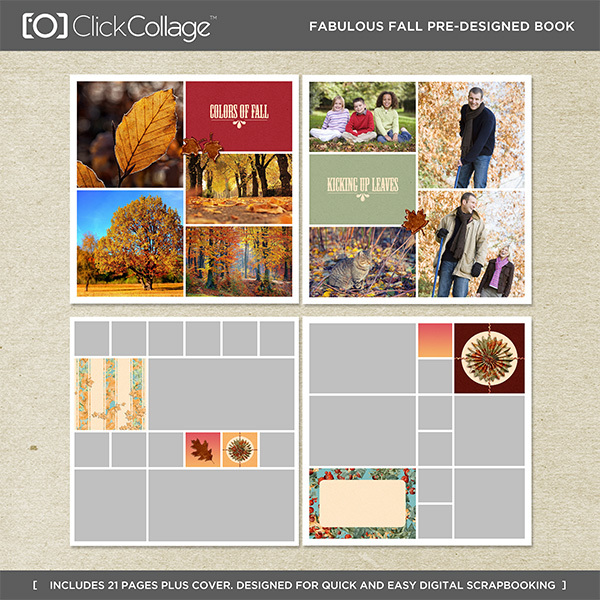 Fabulous Fall Pre-designed Book