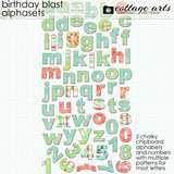 Birthday Blast Alphasets