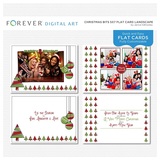 Christmas Bits 5x7 Flat Cards Landscape