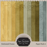Embossed Frame Papers - Set 4