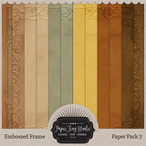 Embossed Frame Papers - Bundle (sets 1-4)
